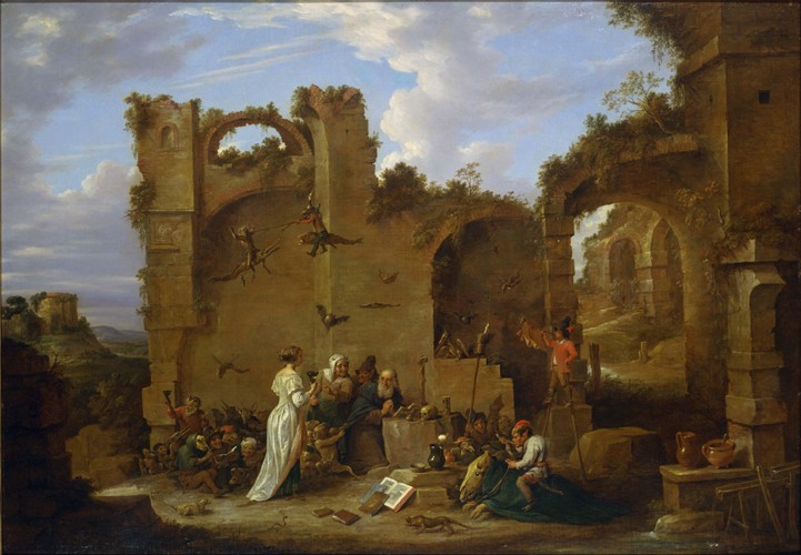The Temptation of Saint Anthony de David Teniers