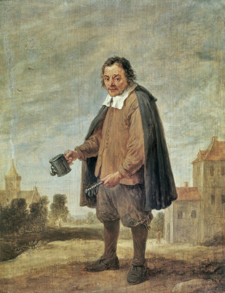 D.Teniers d.J., Spendensammler de David Teniers