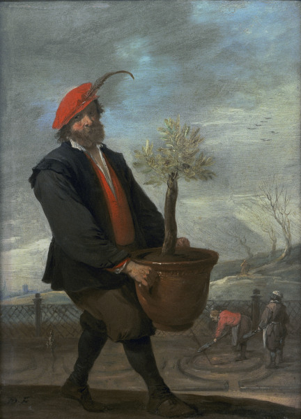 D.Teniers,Ein Orangengärtner (Frühling) de David Teniers