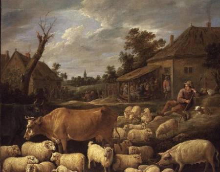 The Good Shepherd de David Teniers