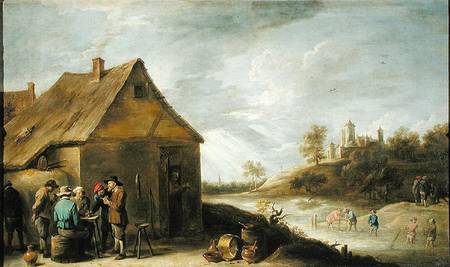 Inn by a River de David Teniers