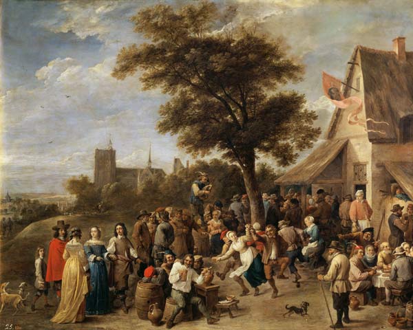 Peasants Merry-Making de David Teniers
