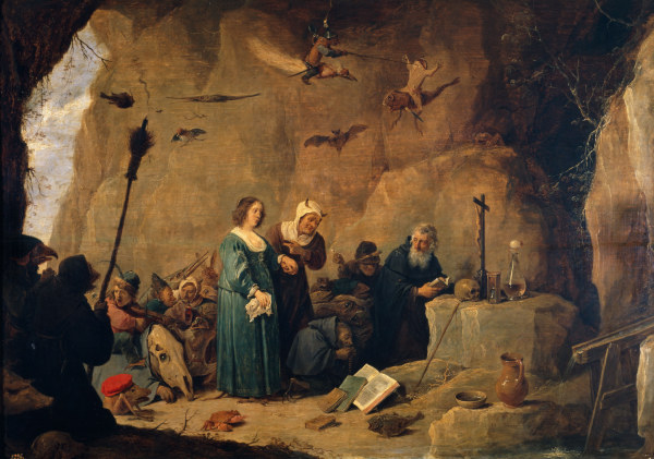 Teniers, Temptation of Saint Anthony de David Teniers
