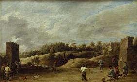 David Teniers d.J., Beim Bogenschießen