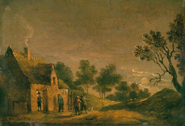 D.Teniers d.J., Mondscheinlandschaft
