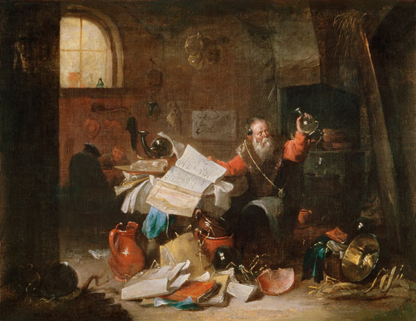 The Alchemist de David the Elder Teniers
