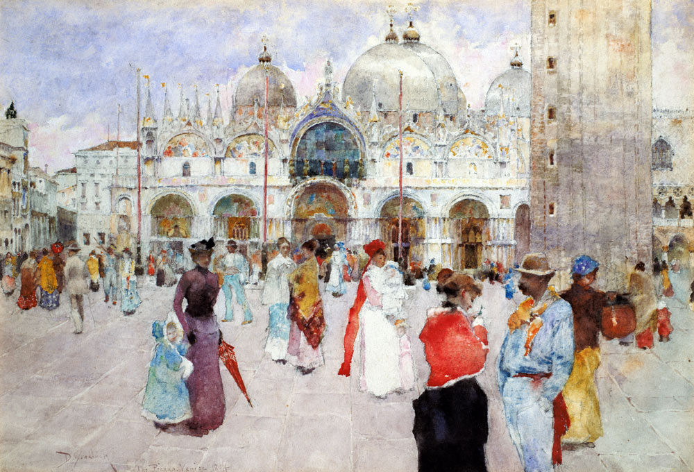 The Piazza di San Marco, Venice de David Woodlock