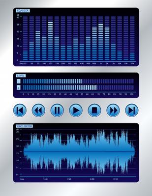 Blue sound mixer de Dawid Krupa