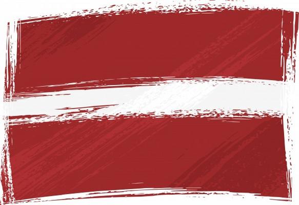 Grunge Latvia flag de Dawid Krupa
