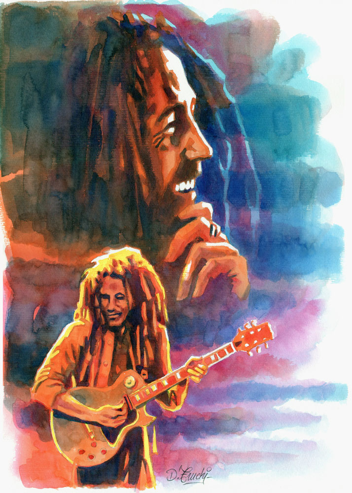 Bob Marley42 x 30 cm de Denis Truchi