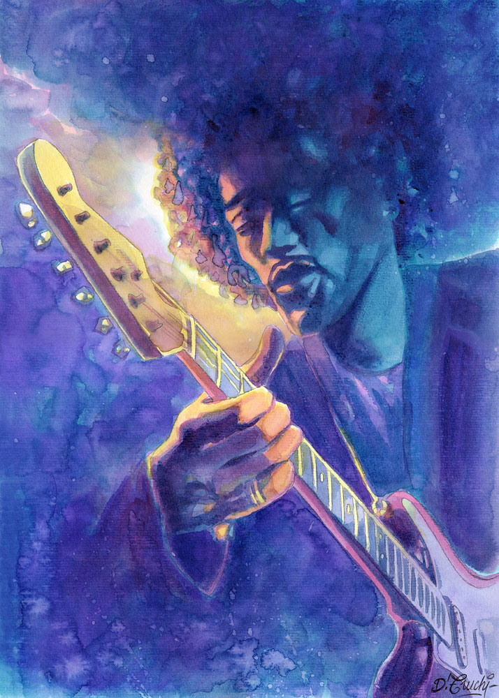 Jimi Hendrix - 5 de Denis Truchi