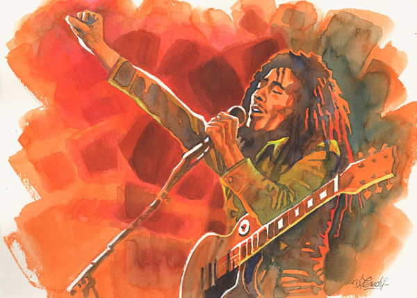 Bob Marley42 x 30 cm de Denis Truchi