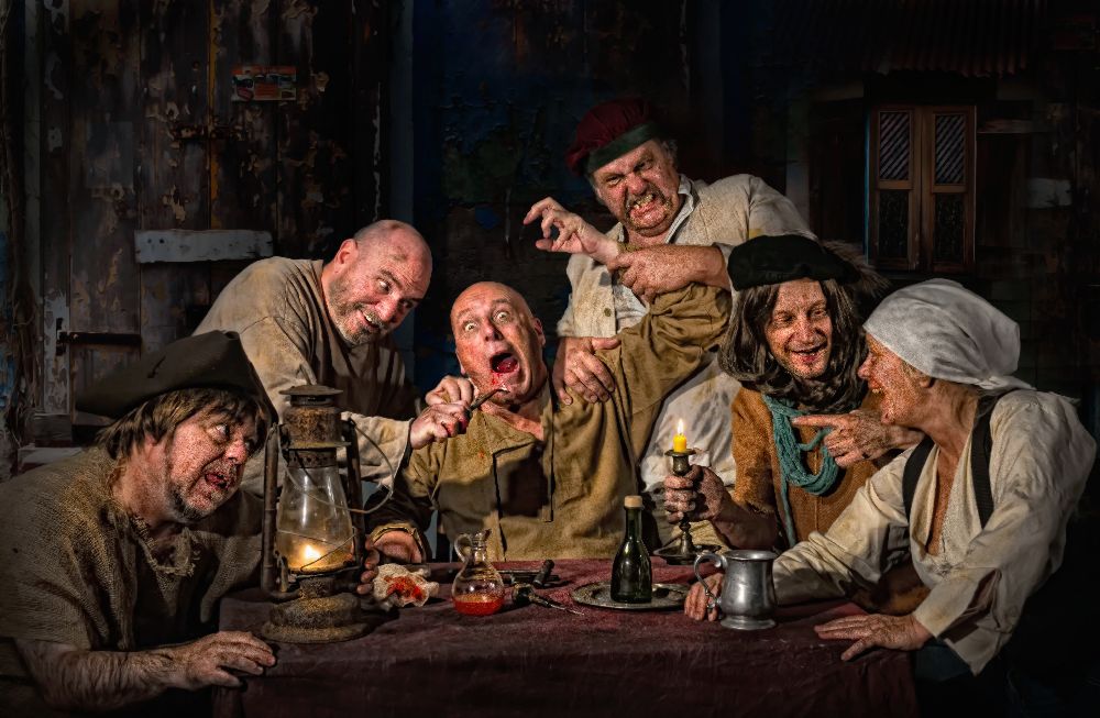 The Dentist - homage to Caravaggio de Derek Galon MA