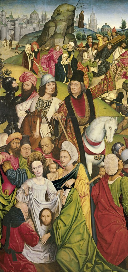 Saint Veronica and a Group of Knights de Derick Baegert
