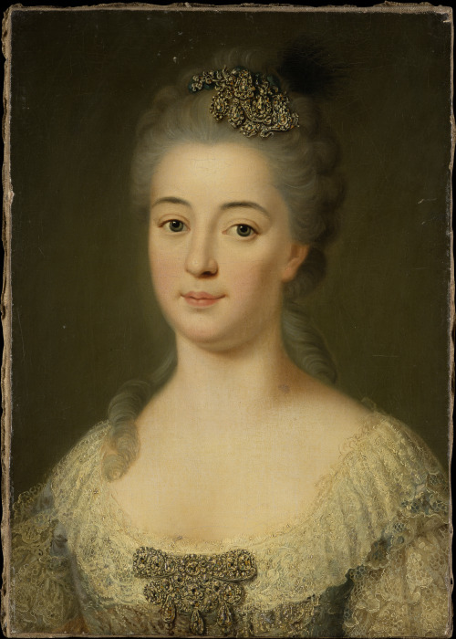 Portrait of Marie Friederike Caroline von Geispigheim de Deutscher (Hessischer?) Meister um 1750