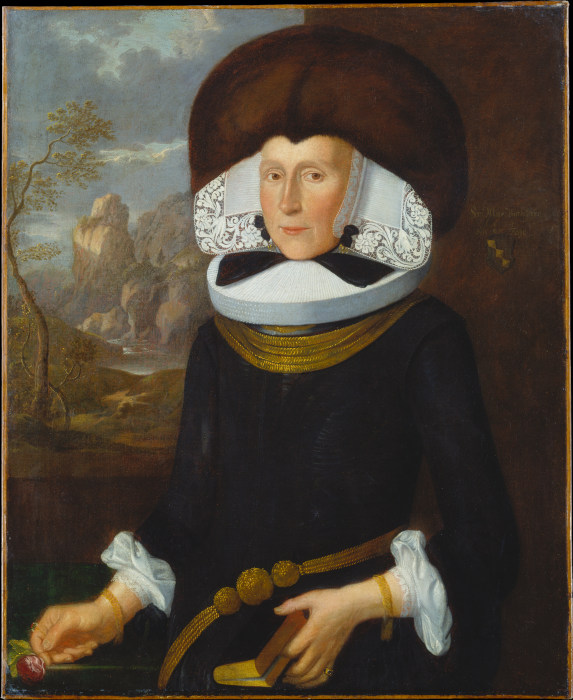 Portrait of Maria Barbara Peyer (1636-1693) de Deutscher Meister von 1683