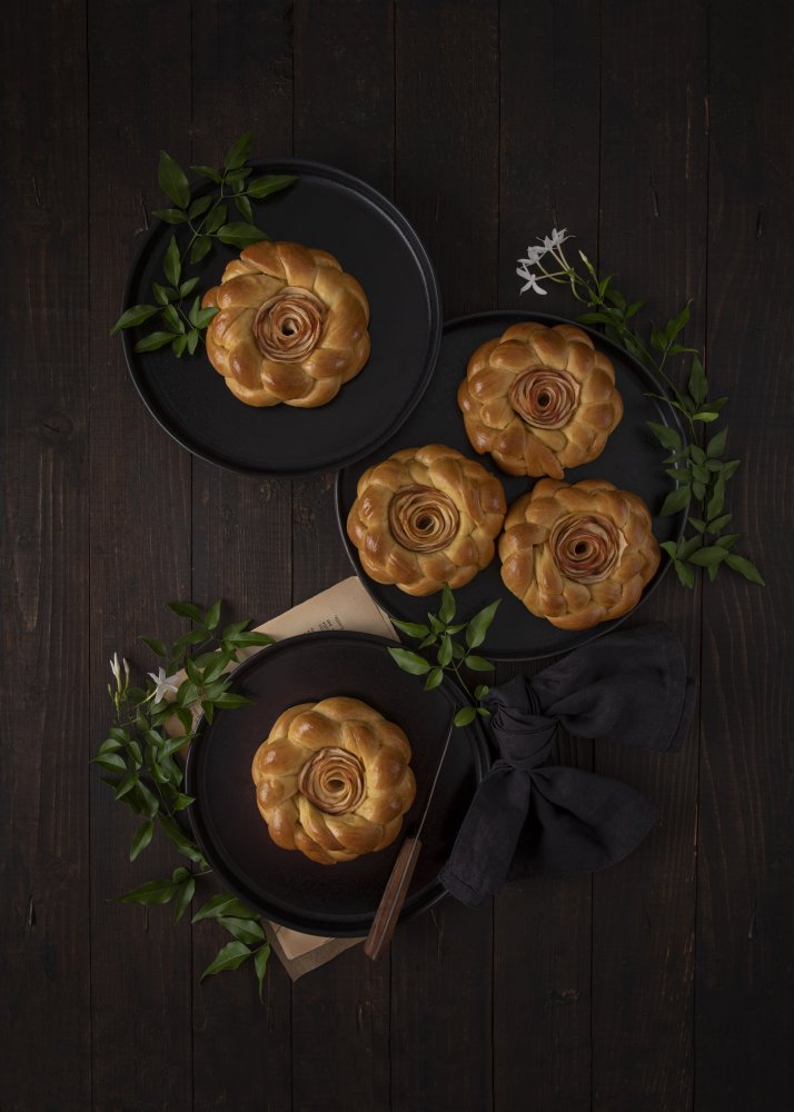 Apple cinnamon braided rolls de Diana Popescu