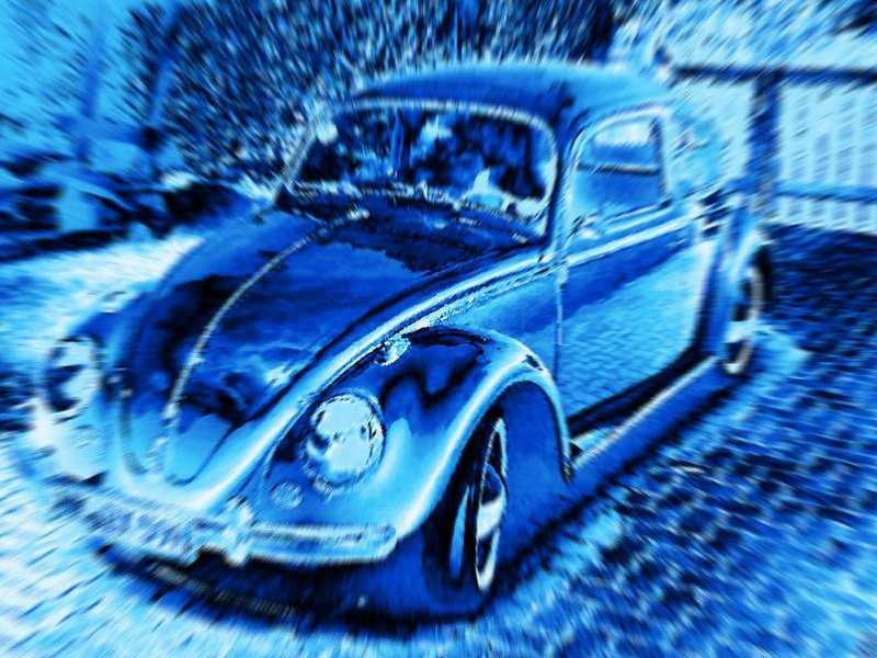 VW Käfer blau de Christophe Didillon