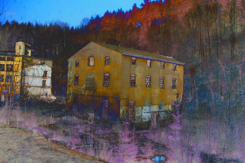 Verfallene Fabrik im Erzgebirge I de Christophe Didillon