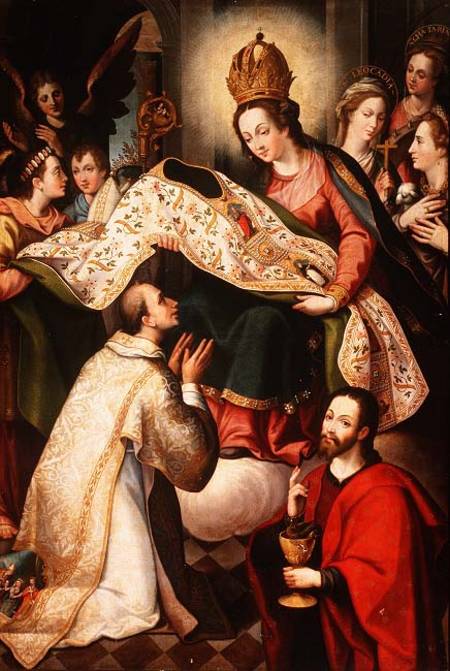 Presentation of the Cope to St. Ildefonsus de Diego de Aguilar