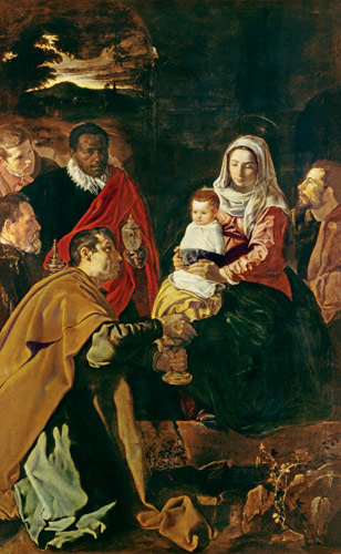 Adoración de los Reyes de Diego Rodriguez de Silva y Velázquez