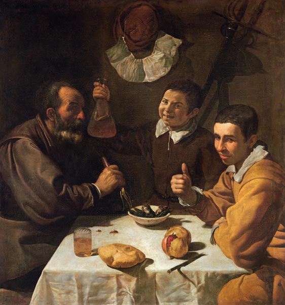 Breakfast. de Diego Rodriguez de Silva y Velázquez
