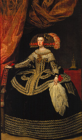 Queen Maria Anna of Austria. de Diego Rodriguez de Silva y Velázquez