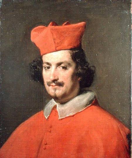 Portrait of Cardinal Camillo Astali Pamphili de Diego Rodriguez de Silva y Velázquez
