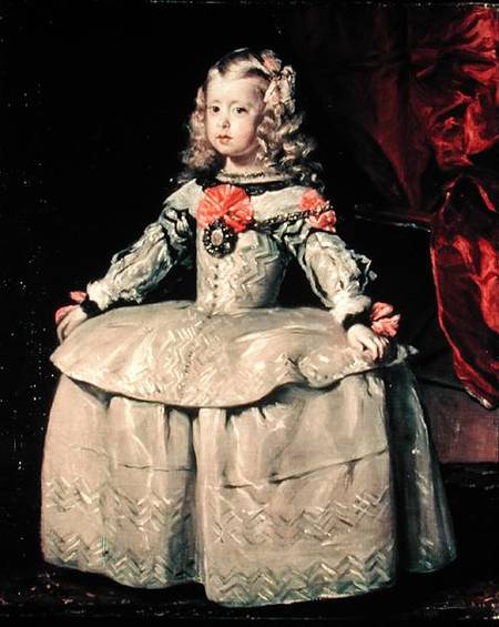 Portrait of the Infanta Margarita (1651-73) Aged Five de Diego Rodriguez de Silva y Velázquez