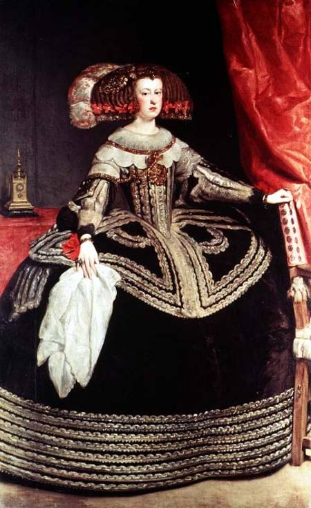 Queen Maria Anna of Spain (1635-96), wife of King Philip IV of Spain (1605-65) de Diego Rodriguez de Silva y Velázquez