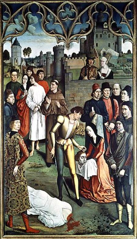 The Justice of the Emperor Otto: The Execution of the Innocent Man de Dieric Bouts d. Ä.