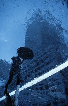 Swinging in the rain (from the series "New York Blues")