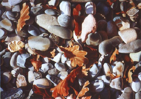Oak leaves pebble de Dietrich Moravec