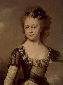Portrait of the great princess Maria Pawlowna. de Dimitrij Grigorjewitsch Lewizkij