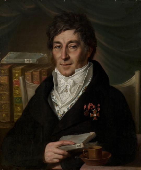 Portrait of Alexander Stakhiev (1724-1796) de Dimitrij Grigorjewitsch Lewizkij