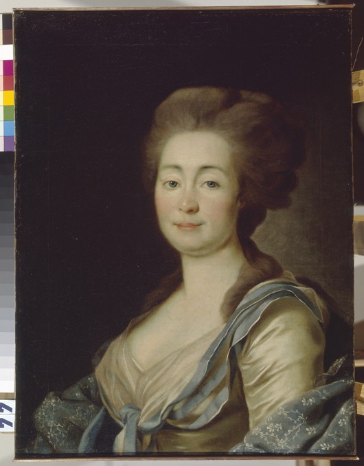 Portrait of Anna Dorothea Louise Schmidt, née Baroness Klossen de Dimitrij Grigorjewitsch Lewizkij