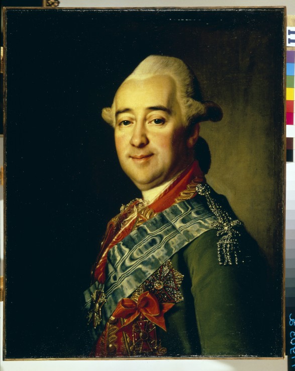 Portrait of General Mikhail Krechetnikov (1729-1793) de Dimitrij Grigorjewitsch Lewizkij