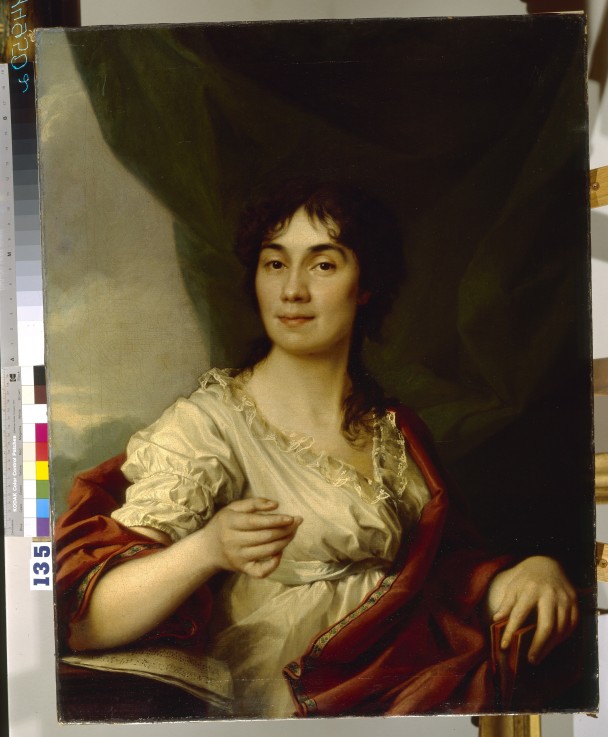 Portrait of Countess Anna Stepanovna Protasova (1745–1826) de Dimitrij Grigorjewitsch Lewizkij