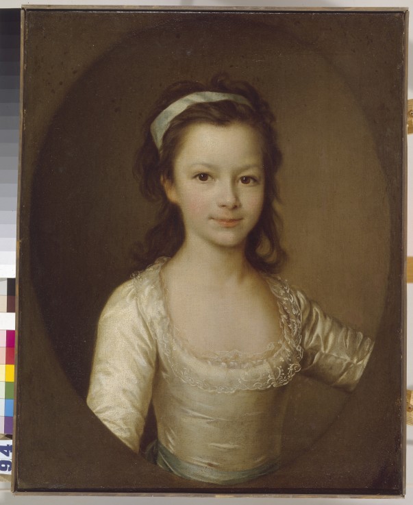 Portrait of Countess Yekaterina Artemyevna Vorontsova (1780-1836) as Child de Dimitrij Grigorjewitsch Lewizkij