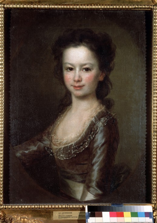 Portrait of Countess Maria Artemyevna Vorontsova as Child de Dimitrij Grigorjewitsch Lewizkij