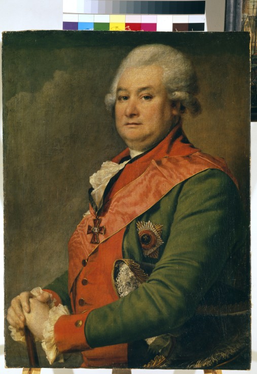 Portrait of Count Pyotr Petrovich Konovnitsyn (1764-1822) de Dimitrij Grigorjewitsch Lewizkij