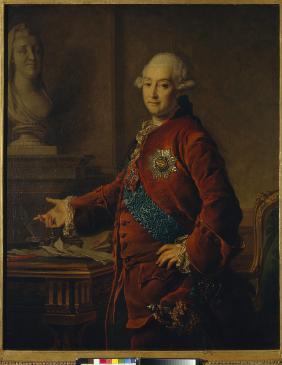 Portrait of Vice-Chancellor Prince Alexander Mikhaylovich Golitsyn (1723-1807)