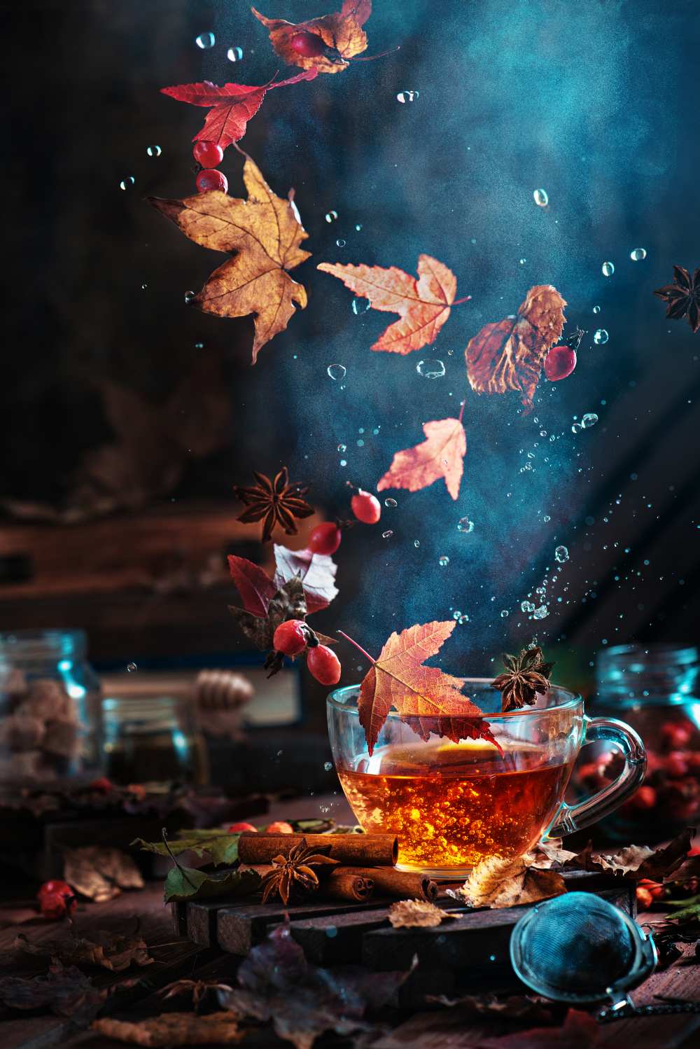 Briar tea with autumn swirl de Dina Belenko