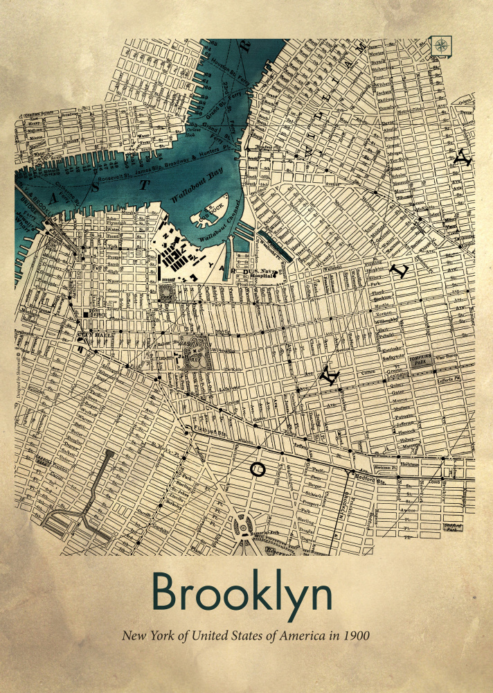 Brooklyn map de Dionisis Gemos