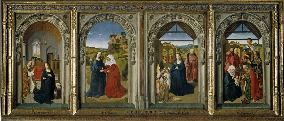 Four scenes from the life of the Virgin de Dirck Bouts