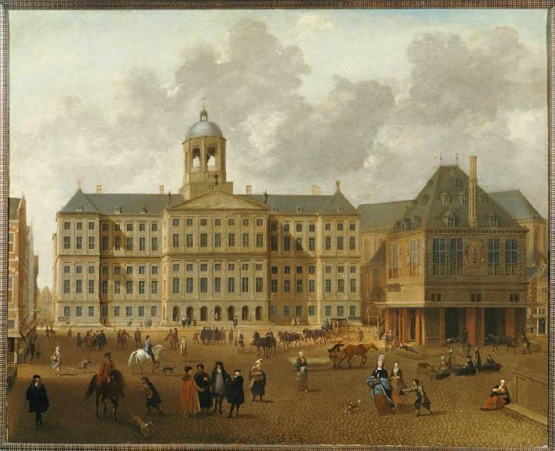 Das Rathaus von Amsterdam. de Dirck Maas