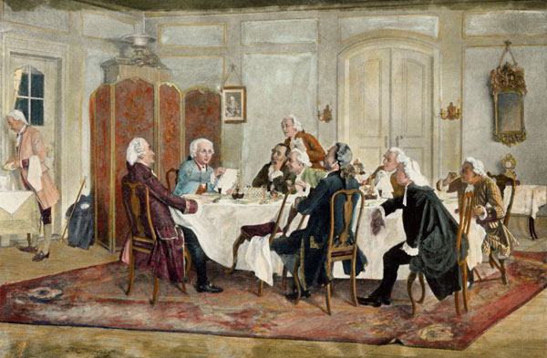 Kant , Kant and table partners de Emil Doerstling