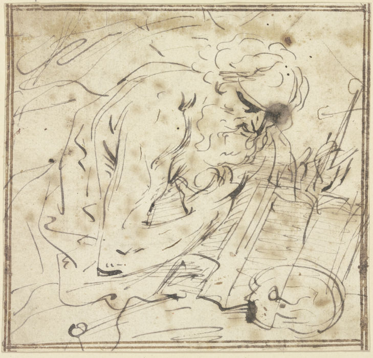 Büßender Heiliger Hieronymus de Domenichino (eigentl. Domenico Zampieri)