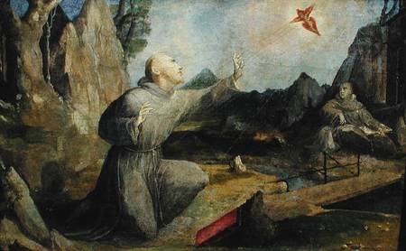 St. Francis of Assisi Receiving the Stigmata de Domenico Beccafumi