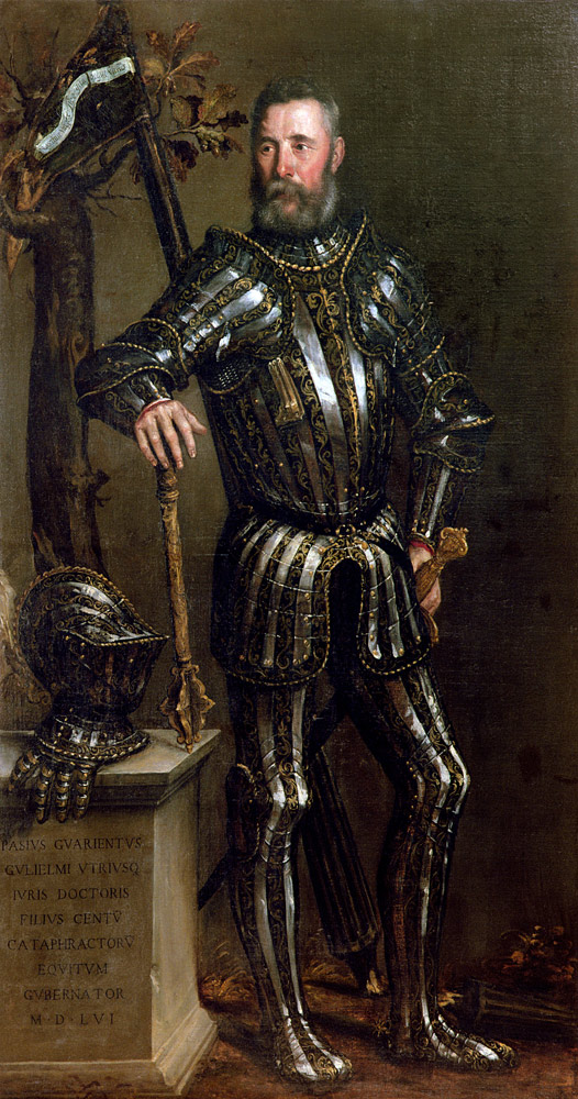 Portrait of Pase Guarienti (1500-c.63), Venetian knight and noble de Domenico Brusasorci